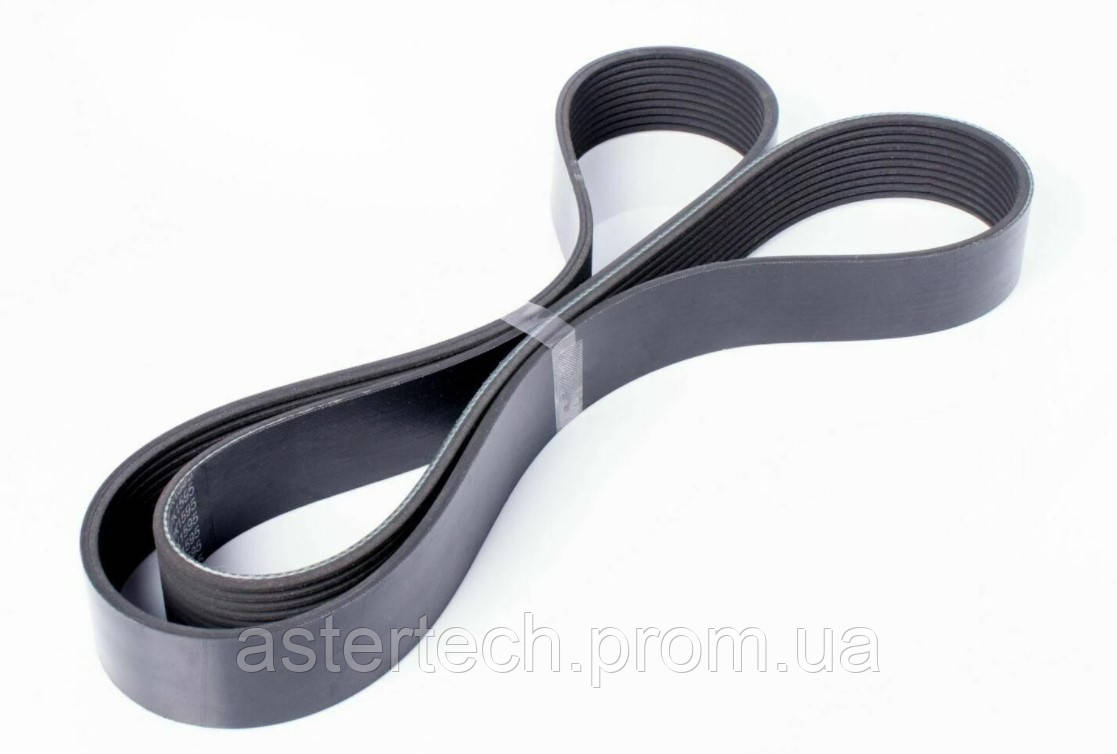 Ремінь генератора VOE 21454048, 11709636, 10PK1595, 01181615 для двигуна D4D VOLVO: BL61 PLUS, BL71 PLUS